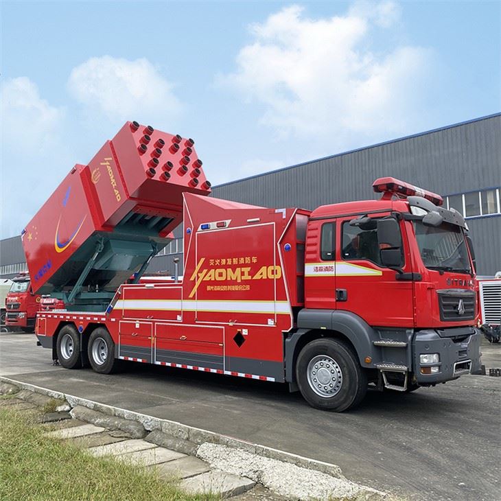 Fire Extinguishing Bullet Launcher Truck